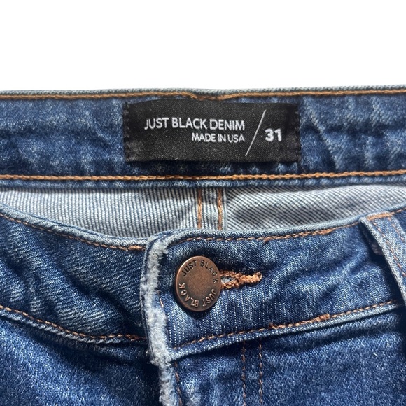 Just Black Vintage Straight Leg Jeans Size 31 - Picture 2 of 10